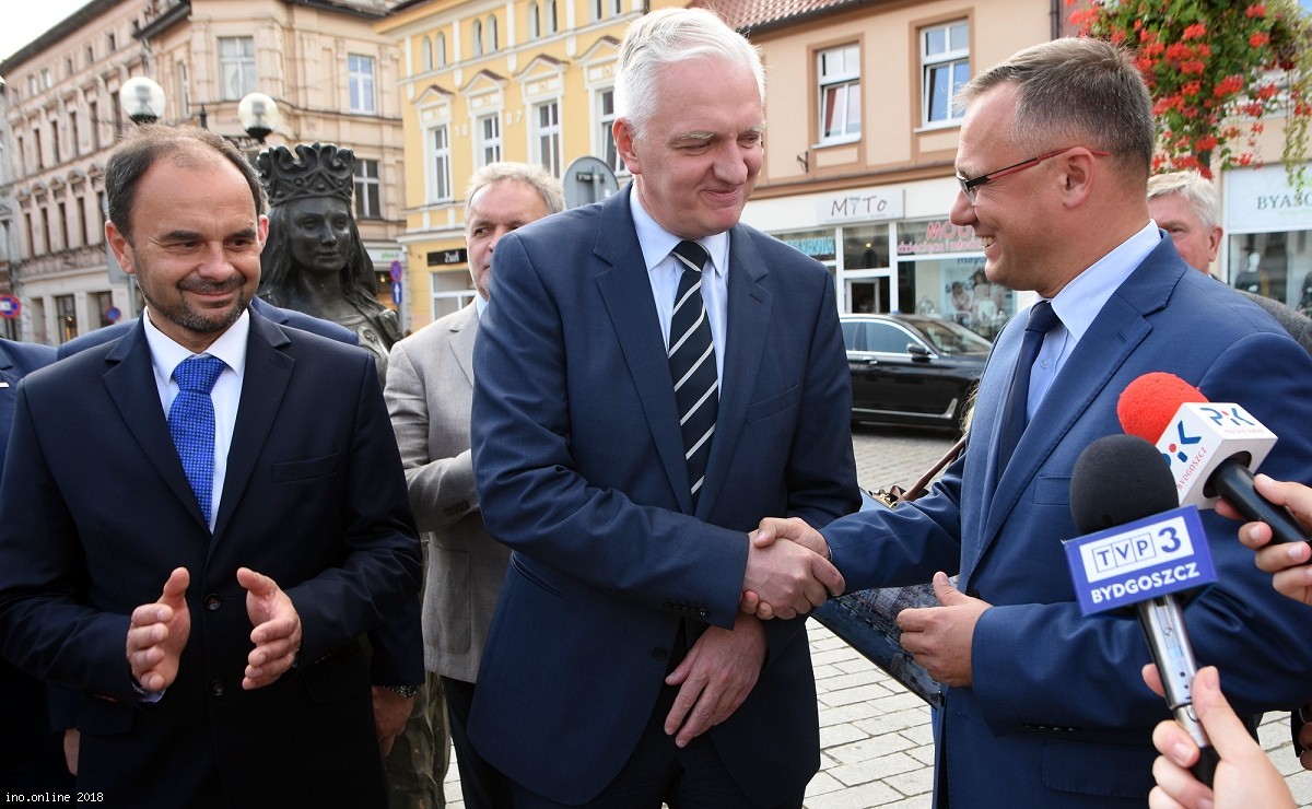 Inowrocław - Wybory 2018: wizyta Jaros