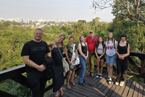 Młodzież z Budowlanki w Brazylii - Park miejski Kurytyba (Copy)