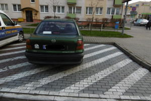 Nieprawidłowe parkowanie w Inowrocławiu - 80029404_556243175228326_3595513583875653632_o