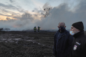 Pożar w Raciniewie - Raciniewo, fot. Beata Krzemińska (4)