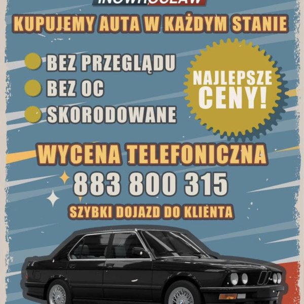Skup aut Inowrocław 