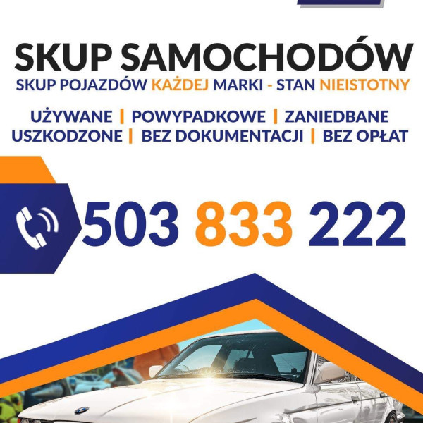 Skup Aut Inowrocław auto złom skup samochodów używanych złomowanie Poznanska 