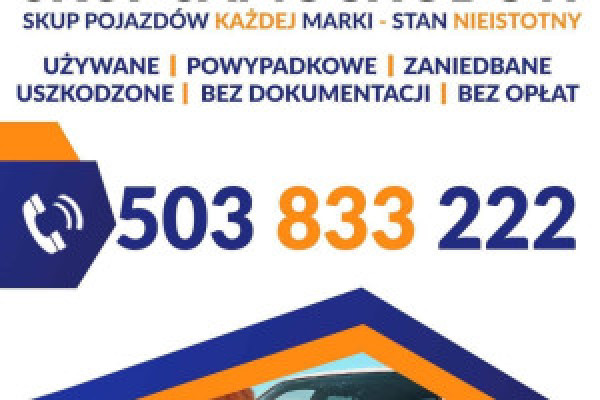 |Skup Aut Kasacja Zlomowanie aut Inowrocław 