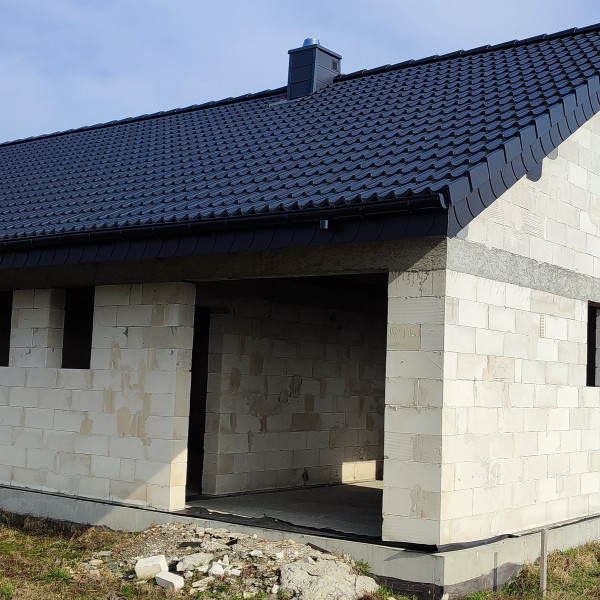 DOM W BUDOWIE Z GARAŻEM - 126m2 - SŁOŃSKO