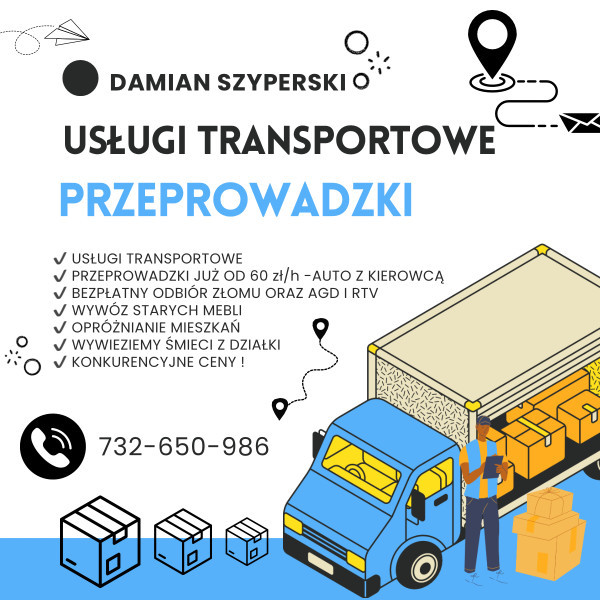 Transport, Przeprowadzki , Opróżnianie i Utylizacja Mieszkań ,Domów, Strychów, Piwnic