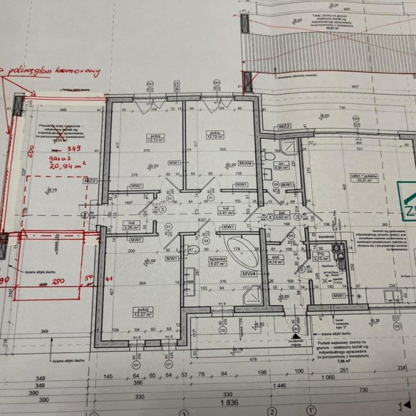 Dom parterowy 124m2 na działce 610m2 w Inowrocławiu