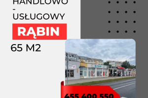 |LOKAL HANDLOWO-USŁUGOWY NA SPRZEDAŻ – RĄBIN ALEJA NIEPODLEGŁOŚCI