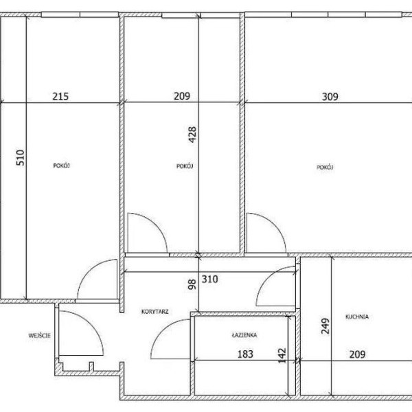 Mieszkanie ok.46m2 II piętro os. Piastowskie