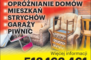 |wywóz starych mebli, likwidacja mieszkań ,piwnic,gruzu duzy kontener 