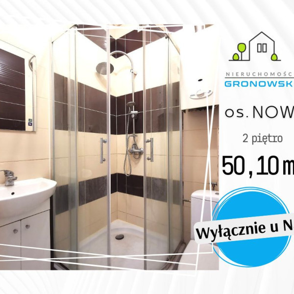 ATRAKCYJNE 50,10 m² - 2 pokoje II PIĘTRO na Osiedlu Nowym.