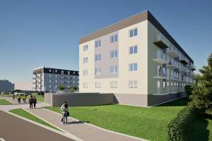 |Parter, 61,80m2, 3 pokoje, blok z windą w Kruszwicy
