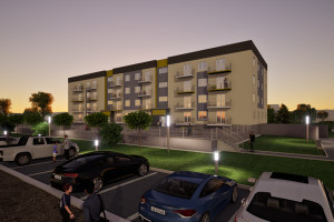 |2 piętro, 47,70m2, 3 pokojowe w nowym bloku w Kruszwicy