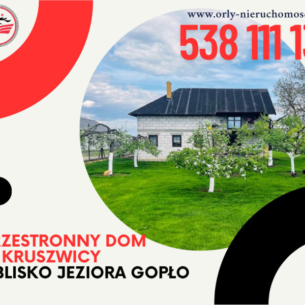 Przestronny dom w Kruszwicy – blisko jeziora Gopło