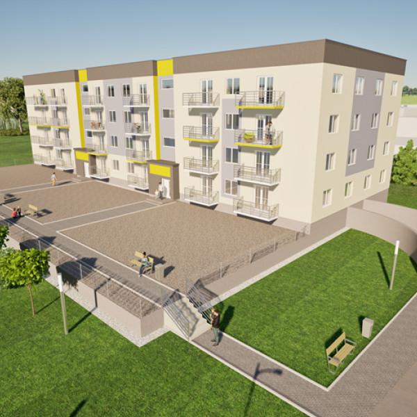 40,60m2, 2 pokoje na 1 piętrze