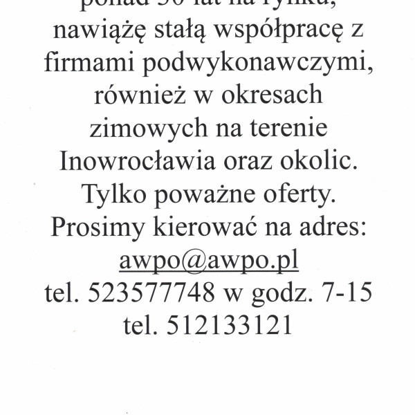 Zatrudnię pracowników budowlanych i Podwykonawców