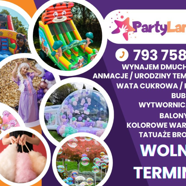 Dmuchańce Animacje Piana Party Balony Wata Cukrowa