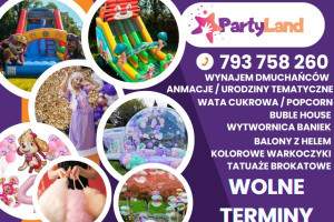 |Dmuchańce Animacje Piana Party Balony Wata Cukrowa