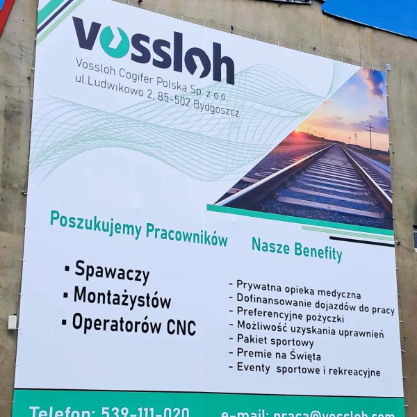 Wynajmę miejsce pod baner o wymiarach 7x7 m, ul. Rybnickiej, Inowrocław