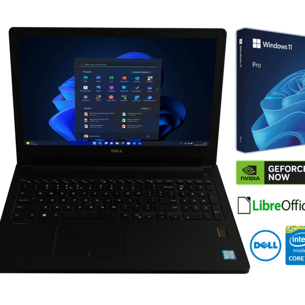 Win 11 PRO | Pomoc IT | DELL 15,6" | Core i5 | Szybki SSD | Laptop A