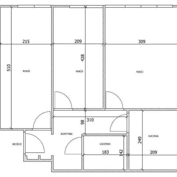 Mieszkanie ok.46m2 III piętro os. Piastowskie
