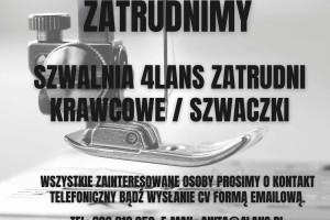 |Zatrudnię szwaczki , krawcowe 