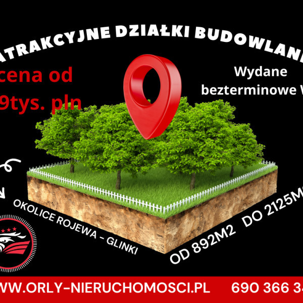 Atrakcyjne działki budowlane w Glinkach – inwestycja w spokój i naturę!
