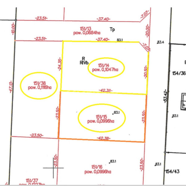 Atrakcyjna działka budowlana w Balczewie – 996 m², nowe osiedle domów