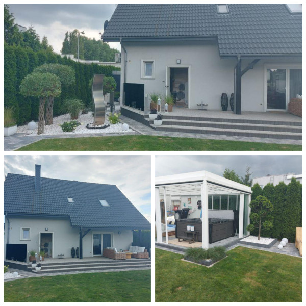 Nowoczesny dom z sauną, jacuzzi, fotowoltaiką i strefą relaksu 116,82m2 Inowrocław