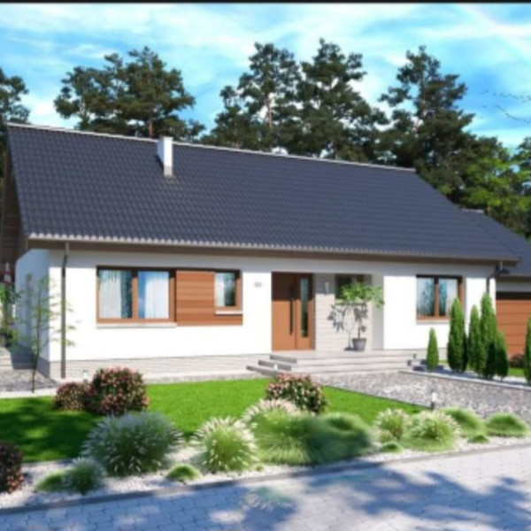 Nowy parterowy dom 105m2 w Inowrocławiu