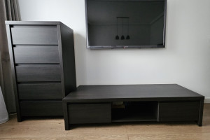 |Meble do salonu 2xkomoda, szafka RTV, stolik kawowy