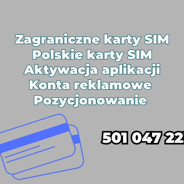 📱 Zarejestrowane karty SIM Bydgoszcz + marketing dla firm w całej Polsce