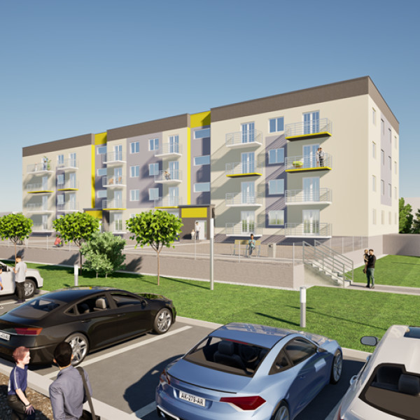 2 pokojowe mieszkanie w nowym bloku, winda, parking, hala garażowa