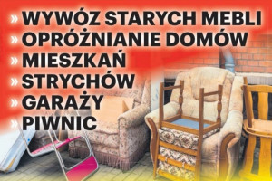 |wywóz starych mebli, likwidacja mieszkań ,piwnic,gruzu duzy kontener 