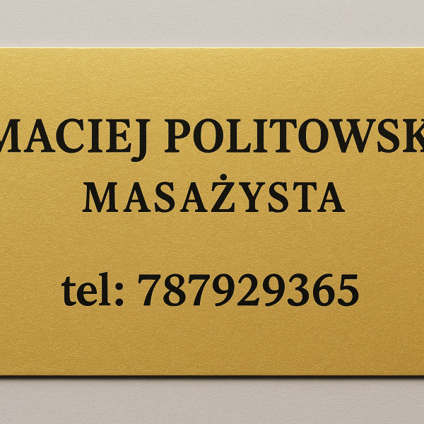 Masażysta z dojazdem 