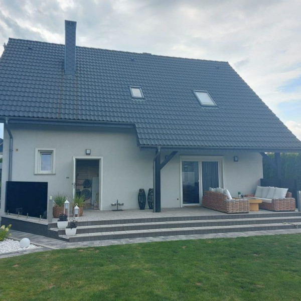 Nowoczesny dom z sauną, jacuzzi, fotowoltaiką i strefą relaksu 116,82m2 Inowrocław