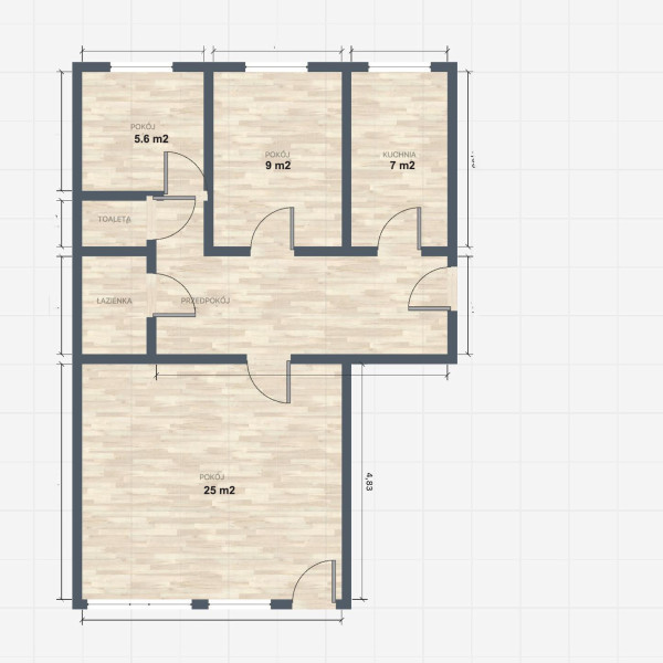 Sprzedam Mieszkanie - 60m2 - osiedle Rąbin