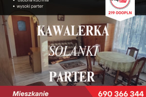 |Przytulna kawalerka na wysokim parterze przy Solankach! + GARAŻ