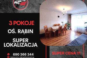 |Komfortowe mieszkanie 3-pokojowe na os. Rąbin w Inowrocławiu – świetna lokalizacja!
