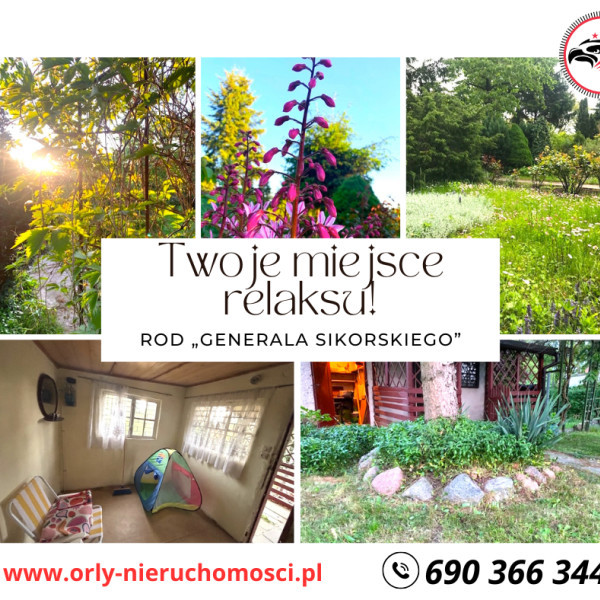 Działka rekreacyjna 500m2 z domkiem letniskowym w Inowrocławiu – Oaza spokoju na sprzedaż!