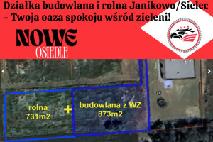 |Działka budowlana i rolna Janikowo/Sielec – Twoja oaza spokoju wśród zieleni!