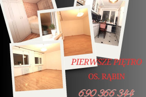 |Komfortowe mieszkanie, osiedle Rąbin, 3 pokoje, PIERWSZE PIĘTRO, gotowe do zamieszkania!