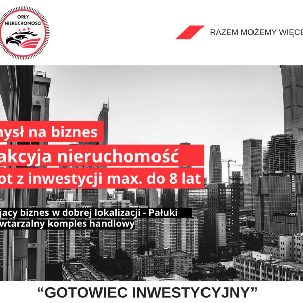 Gotowiec inwestycyjny !!! Pomysł na biznes !!!