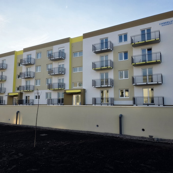 Mieszkanie dwupokojowe na 1 piętrze w nowym bloku