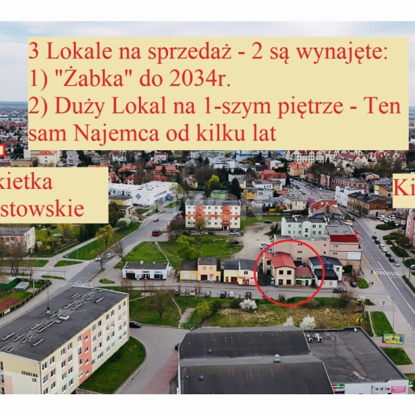 Oferta inwestycyjna: Żabka i 2 Lokale na sprzedaż - 0% prowizji od Kupującego