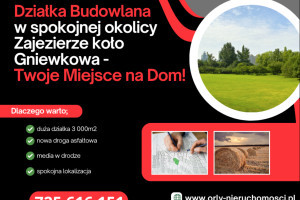 |Działka Budowlana w Zajezierzu – Spokojna Lokalizacja Blisko Natury!