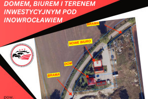 |Wyjątkowa nieruchomość z domem, biurem i terenem inwestycyjnym pod Inowrocławiem