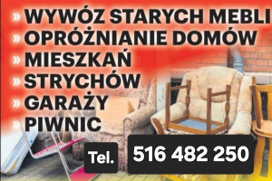 |wywóz starych mebli, likwidacja mieszkań ,piwnic,gruzu duzy kontener 