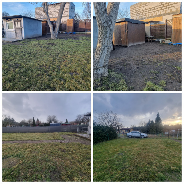 Dzialka rekreacyjna ROD 400m prąd woda Piechcin