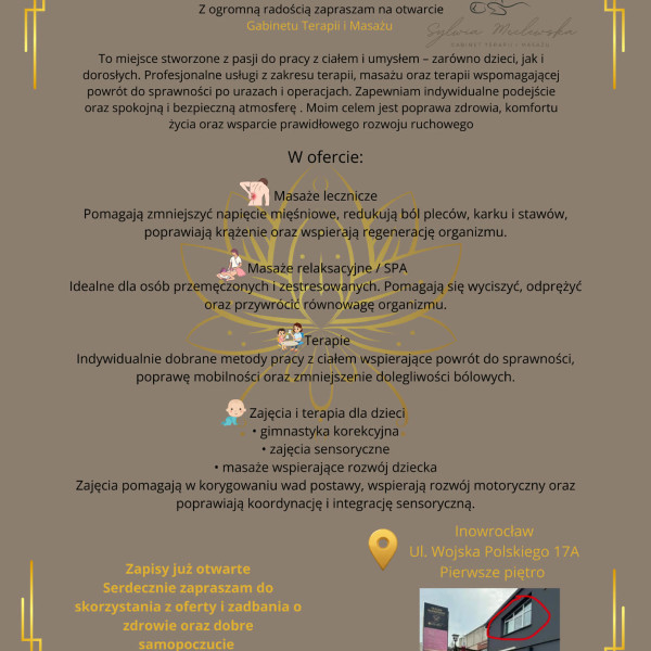 Gabinet Terapii i Masażu