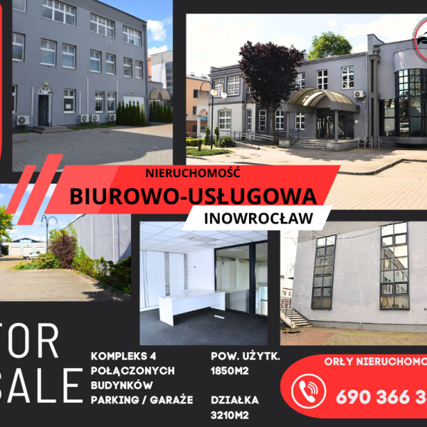 Nowoczesna nieruchomość biurowo-usługowa w sercu Inowrocławia.